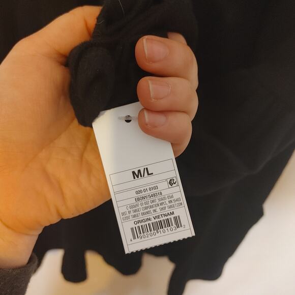 Gilligan & Omalley Size Medium Large M/L Black NWT New Open Duster Sweater - Picture 7 of 10